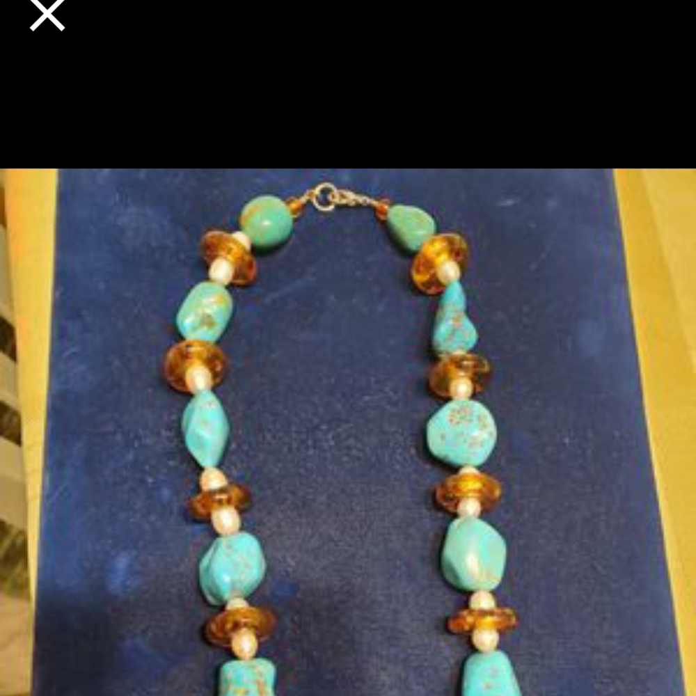 Turquoise necklace - Picture 2 of 3